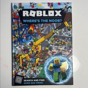Roblox 'Where's the Noob?' Book and The unofficial Minecrafters Master builder
